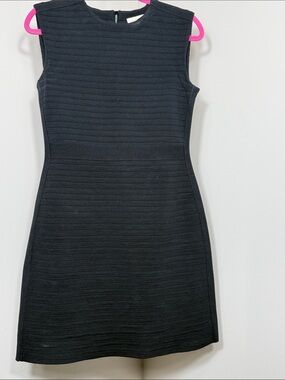 Tory Burch Midnight Blue Pleated Midi Dress
